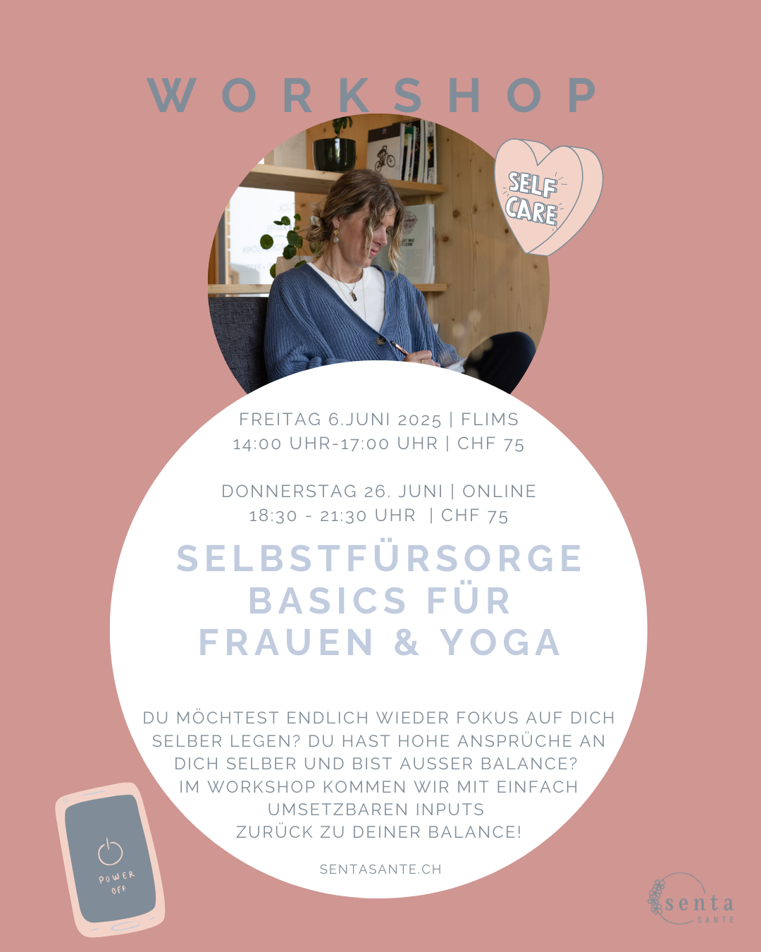 Selbstfürsorge Basics und Yoga in Flims