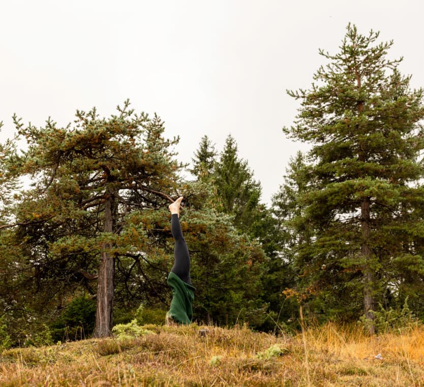 Kopfstand Senta Gautschi